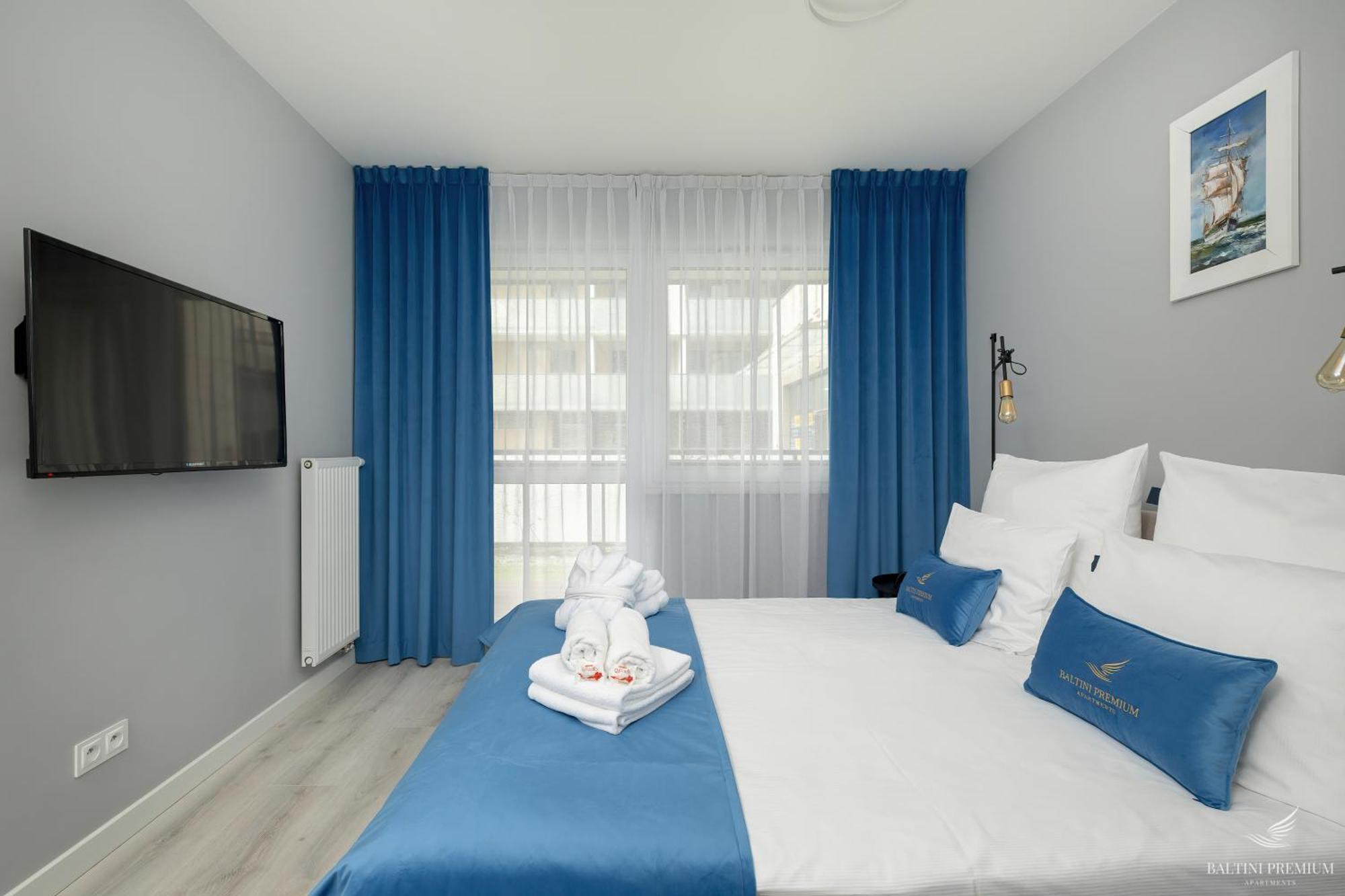 Baltini Premium Apartament Kasprowicza 20 A-B Z Basenem, Saunami I Jacuzzi Kołobrzeg Rum bild